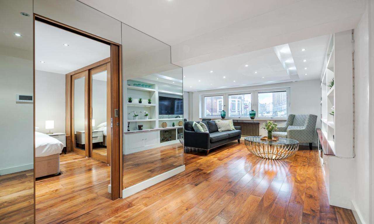 Elegant Ground Floor Apartment With Ac In Knightsbridge Steps Away From Harrods Londyn Zewnętrze zdjęcie
