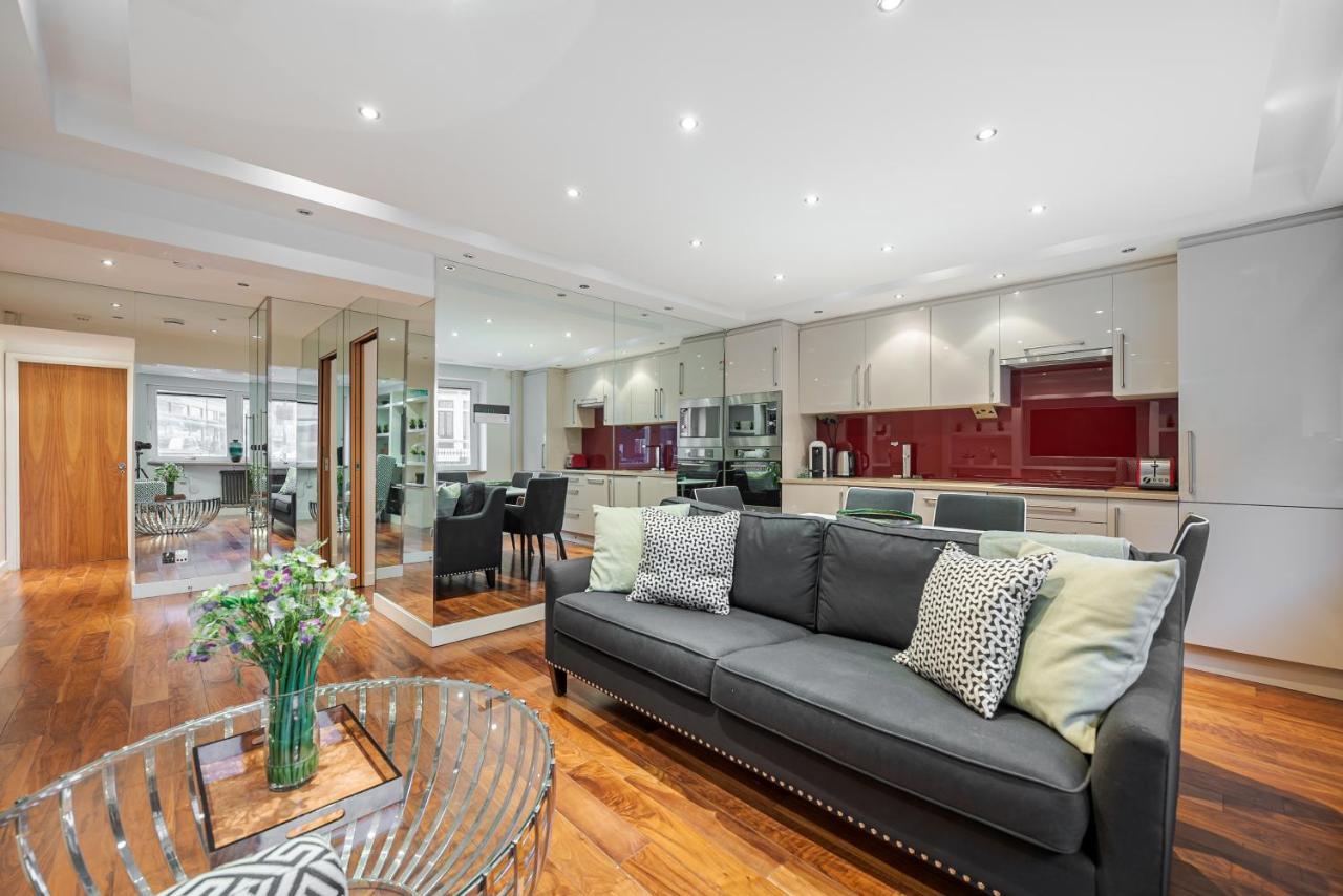 Elegant Ground Floor Apartment With Ac In Knightsbridge Steps Away From Harrods Londyn Zewnętrze zdjęcie